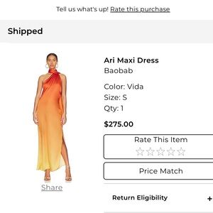 Sold out Ari Maxi Dress in Vida BAOBAB
Color: Vida